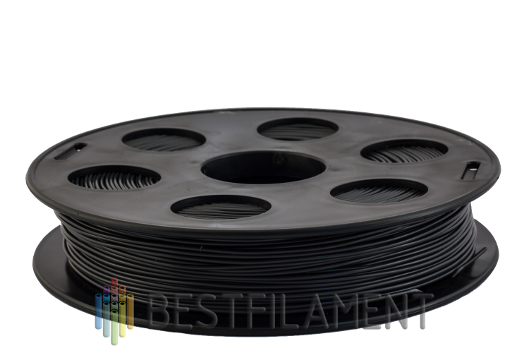 Черный BFGummy пластик Bestfilament для 3D-принтеров 0.5 кг (1,75 мм)